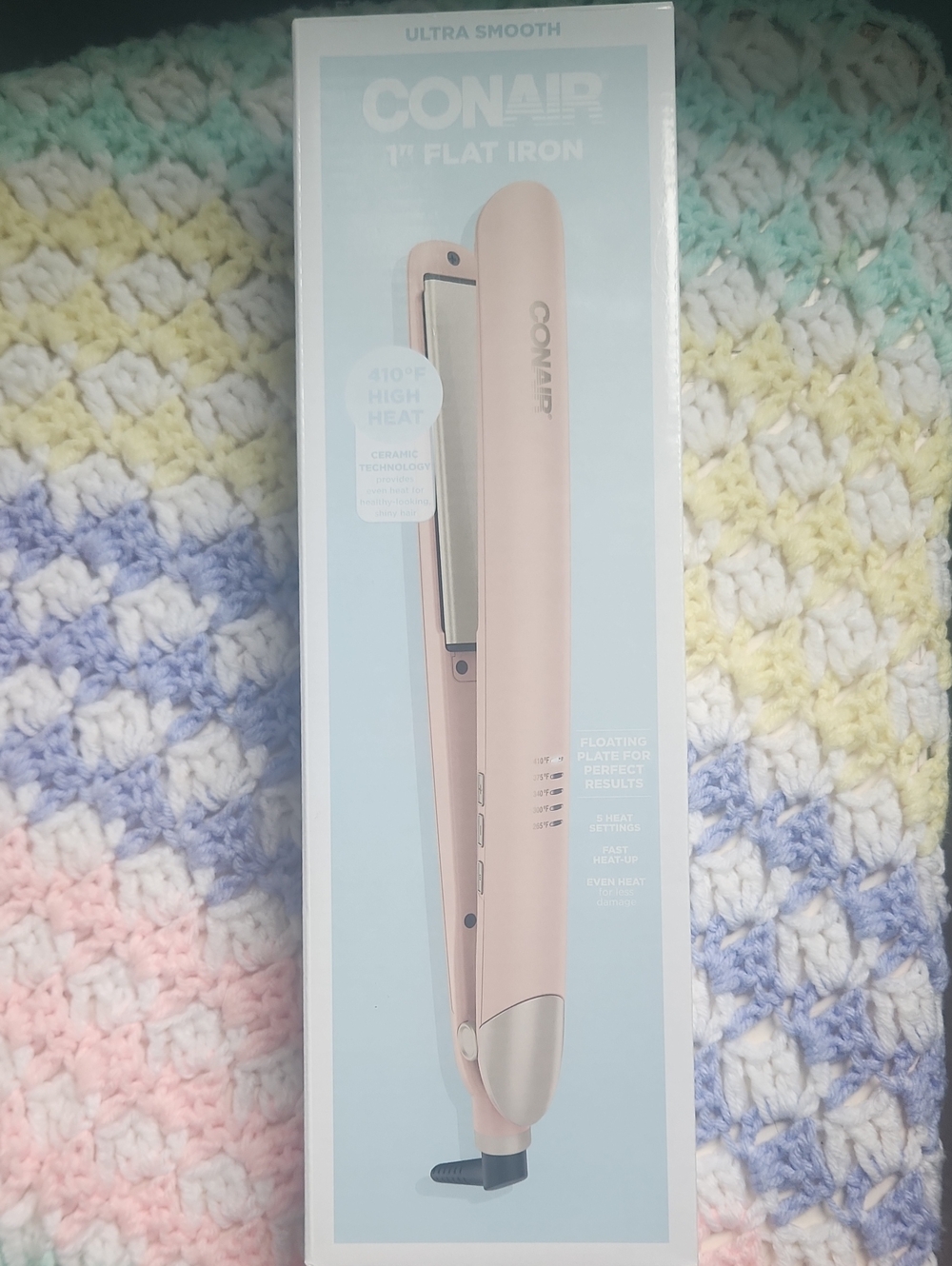 Conair Pink 1" Flat Iron - Ultra Smooth Styling